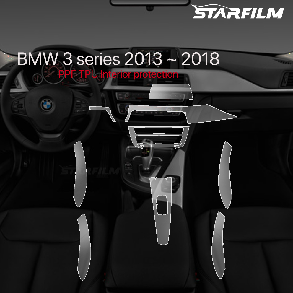 BMW 3 series 2013 ~ 2018 PPF TPU nội thất chống xước tự hồi phục STARFILM